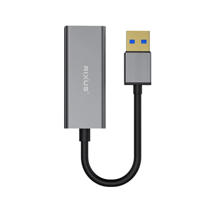 Rixus USB 3.0 auf Gigabit Ethernet Adapter (USB-A auf RJ45)