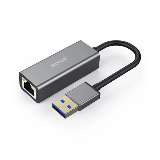 Rixus USB 3.0 auf Gigabit Ethernet Adapter (USB-A auf RJ45)