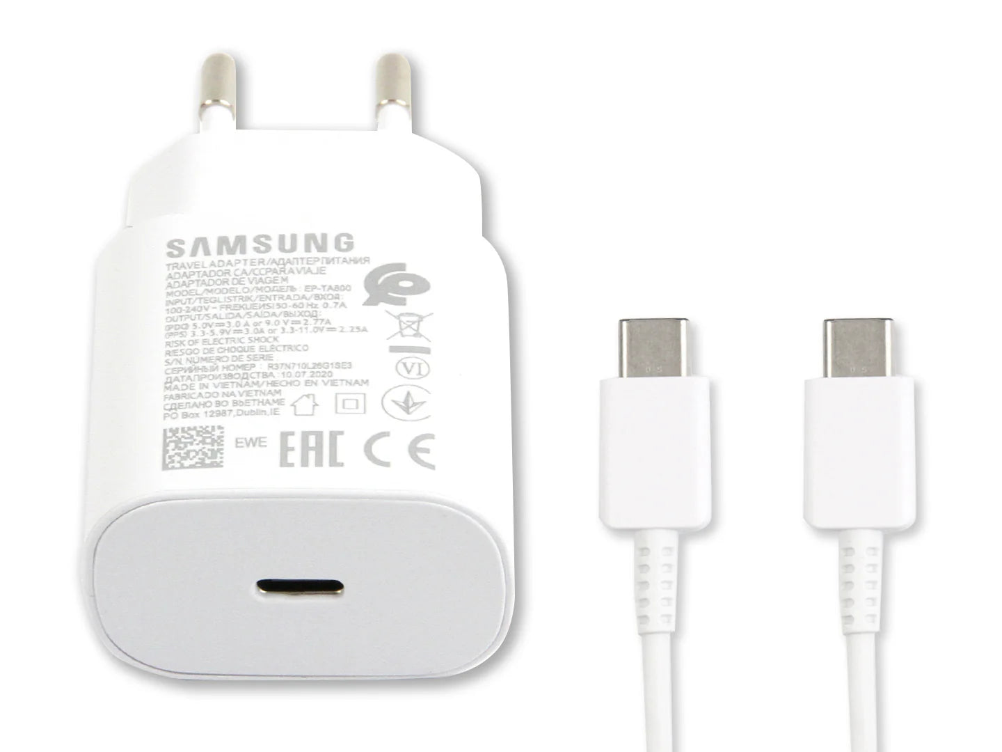 Samsung Charger & Kabel 1m, 15W