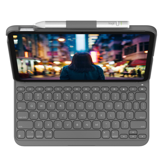 Logitech Slim Folio Tastatur-Case für iPad 10,9" (10.Gen) & A16 (11.Gen)