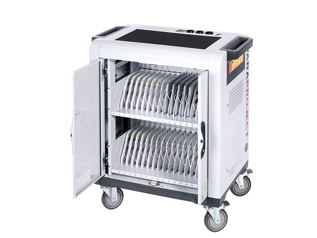 PARAT Paraproject Trolley i32 für bis zu 32 Tablets ink. USB C oder Lightning Kabel