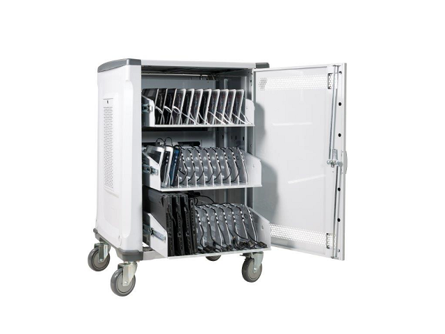 PARAT Paraproject Trolley U32 Charge Only - Universelle Lade- und Aufbewahrungseinheit für Tablet und Notebooks ink. USB C oder Lightning Kabel
